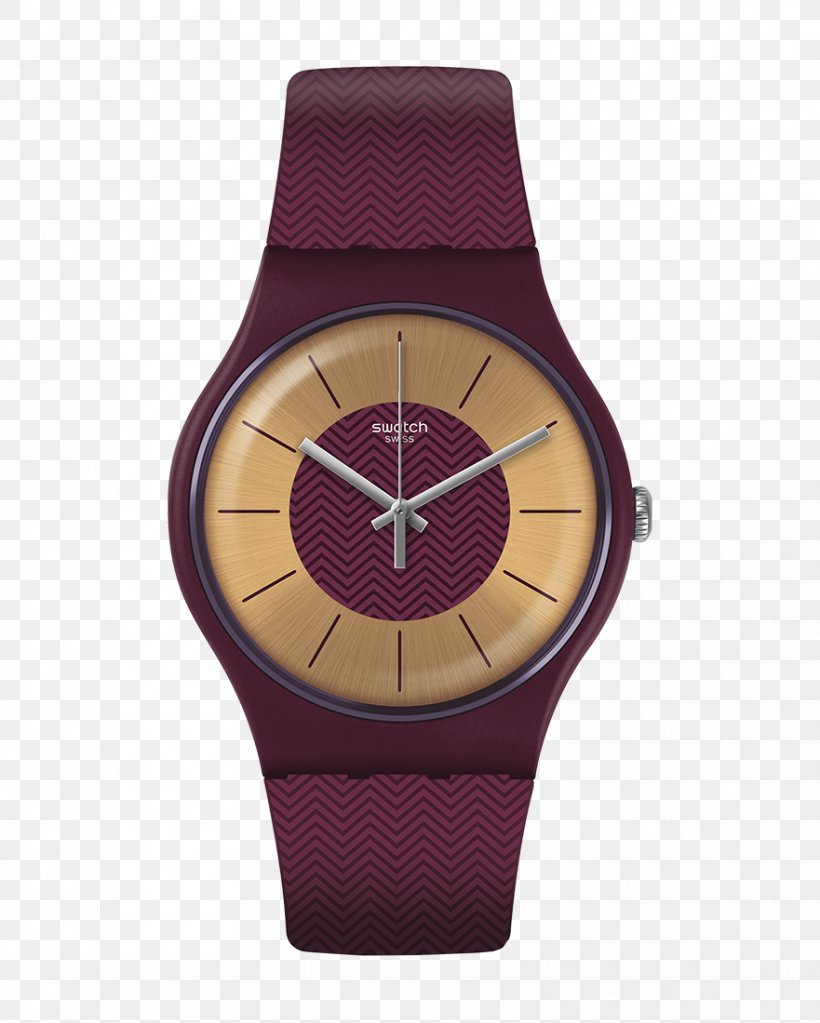 Swatch Clock Plastic Bracelet, PNG, 881x1100px, Swatch, Bracelet, Brown, Chronograph, Clock Download Free