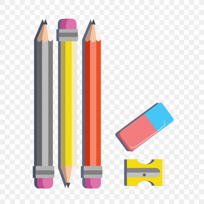 Pencil Sharpener Euclidean Vector, PNG, 2362x2362px, Pencil, Animation, Cartoon, Colored Pencil, Crayon Download Free