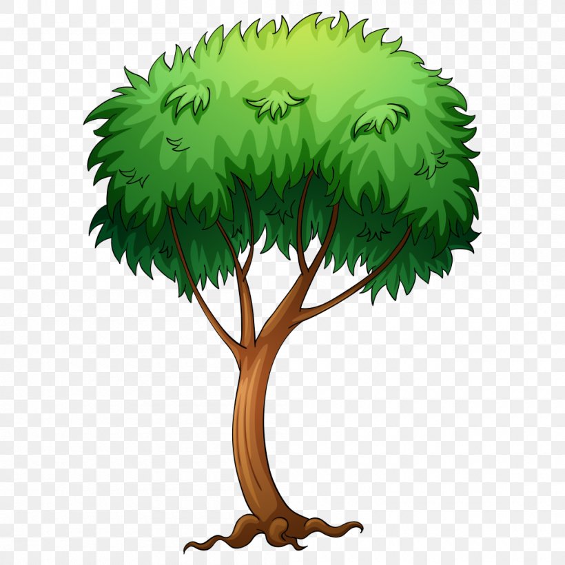 Tree Royalty-free Clip Art, PNG, 1000x1000px, Tree, Branch, Cartoon, Catalpa, Drawing Download Free