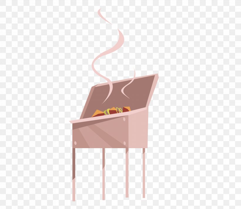 Barbecue Illustration, PNG, 4550x3950px, Barbecue, Cartoon, Floor, Flooring, Pink Download Free