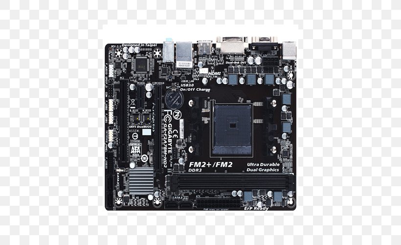 Motherboard Socket FM2+ MSI A68HM Grenade MicroATX, PNG, 500x500px, Motherboard, Atx, Computer Component, Computer Hardware, Cpu Download Free