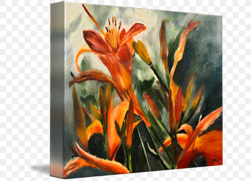 Canna Acrylic Paint Still Life Gallery Wrap Watercolor Painting, PNG, 650x592px, Canna, Acrylic Paint, Acrylic Resin, Art, Canna Family Download Free
