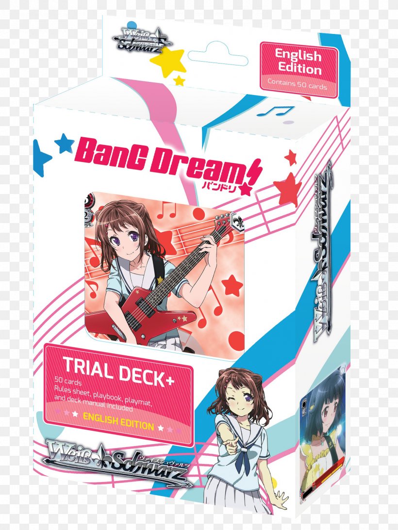 Weiß Schwarz BanG Dream! Girls Band Party! Collectible Card Game Playing Card, PNG, 1500x2000px, Bang Dream Girls Band Party, Bang Dream, Booster Pack, Bushiroad, Card Game Download Free