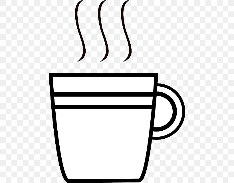Coffee Espresso Cappuccino Clip Art Mug, PNG, 478x640px, Coffee, Area, Black, Black And White, Cappuccino Download Free