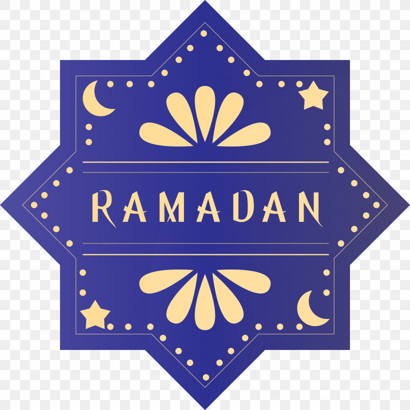 Ramadan Ramadan Kareem, PNG, 3000x3000px, Ramadan, Blue, Cobalt Blue, Color, Logo Download Free