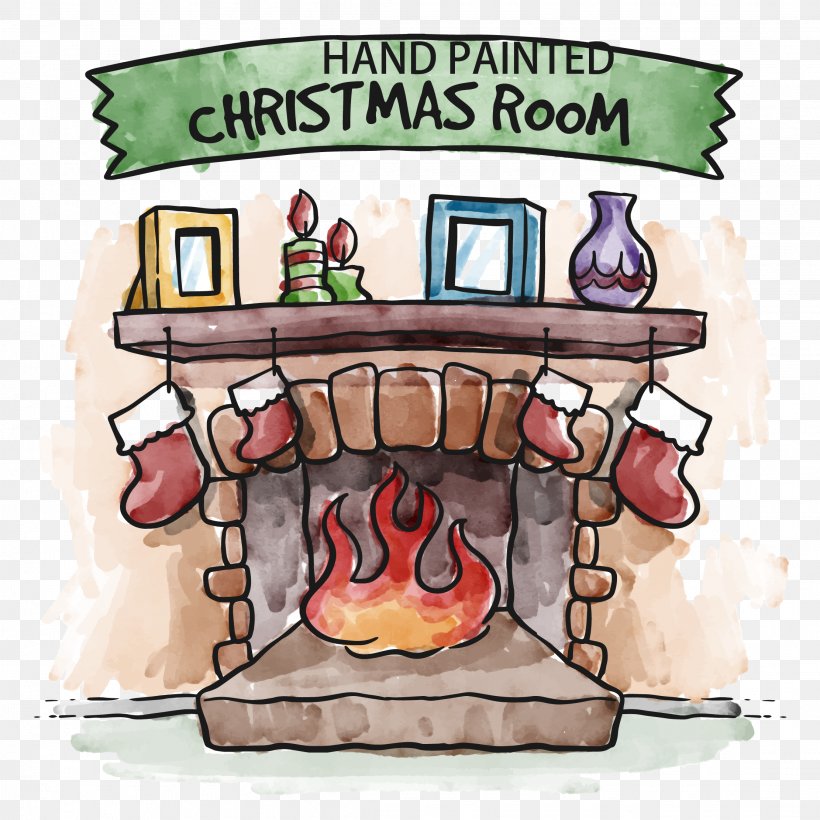 Room Christmas, PNG, 2222x2222px, Room, Cartoon, Christmas, Drawing Room, Food Download Free