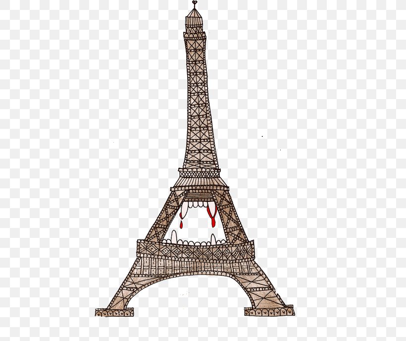 Eiffel Tower Vintage Clothing Drawing Desktop Wallpaper, PNG, 500x688px, Eiffel Tower, Android, Digital Media, Drawing, Fashion Download Free