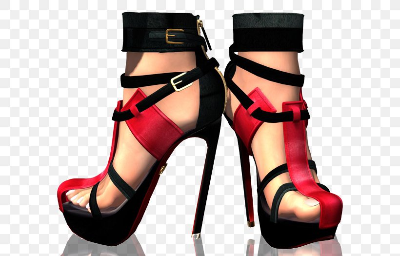 High-heeled Shoe Sandal, PNG, 608x525px, Highheeled Shoe, Footwear, Heel, High Heeled Footwear, Human Leg Download Free
