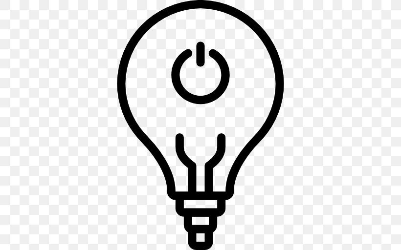Incandescent Light Bulb Lighting, PNG, 512x512px, Light, Black, Black And White, Christmas Lights, Incandescent Light Bulb Download Free