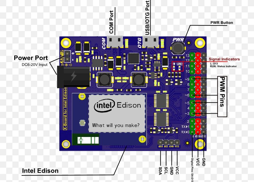 Microcontroller Intel Edison Electronics Arduino, PNG, 728x586px, Microcontroller, Arduino, Area, Circuit Component, Computer Hardware Download Free