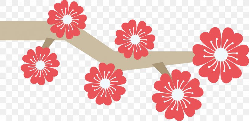 New Year Vecteur Euclidean Vector, PNG, 1248x610px, New Year, Chinese New Year, Concepteur, Flora, Floral Design Download Free