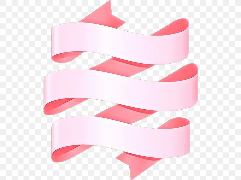 Pink Ribbon Wristband Line Material Property, PNG, 526x614px, Pink, Headband, Line, Magenta, Material Property Download Free