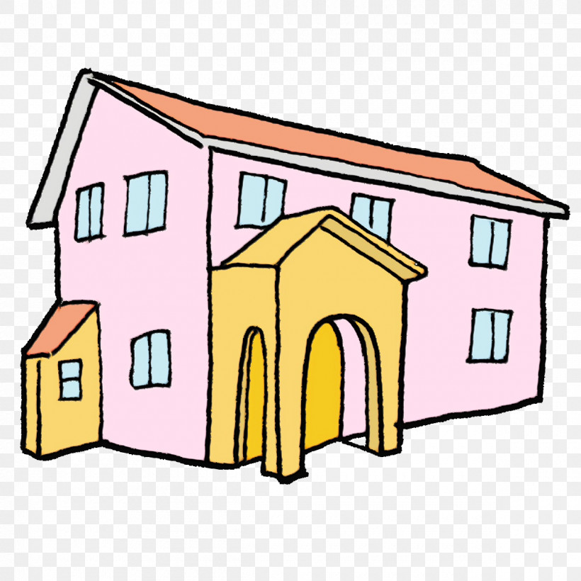 Cartoon Line Area Meter Wendy House, PNG, 1200x1200px, House, Area, Cartoon, Home, Line Download Free