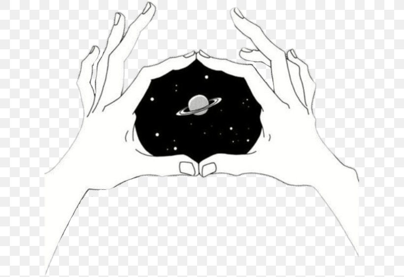 Drawing Black And White Outer Space Image, PNG, 639x563px, Drawing ...