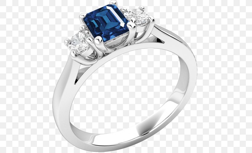 Engagement Ring Diamond Sapphire Cut, PNG, 500x500px, Ring, Body Jewelry, Brilliant, Colored Gold, Cut Download Free