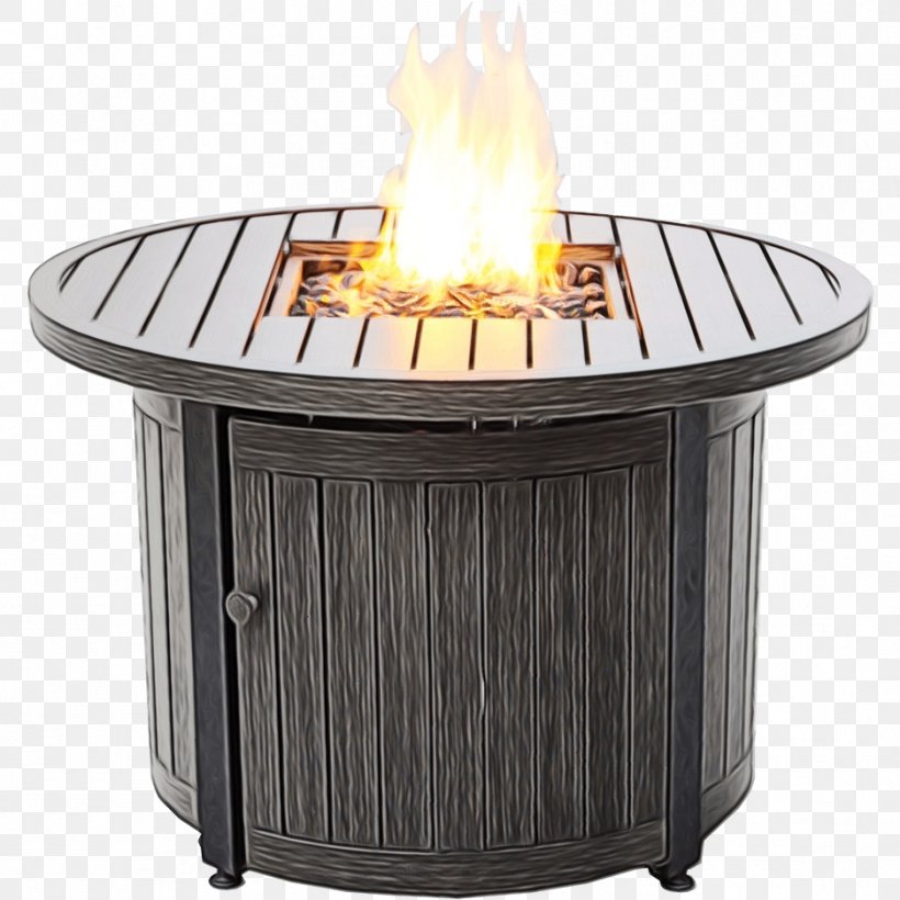 Fire Pit Table Propane Gas Blue Rhino, Lp Gas Outdoor Fire Pit With Aluminum Mantel