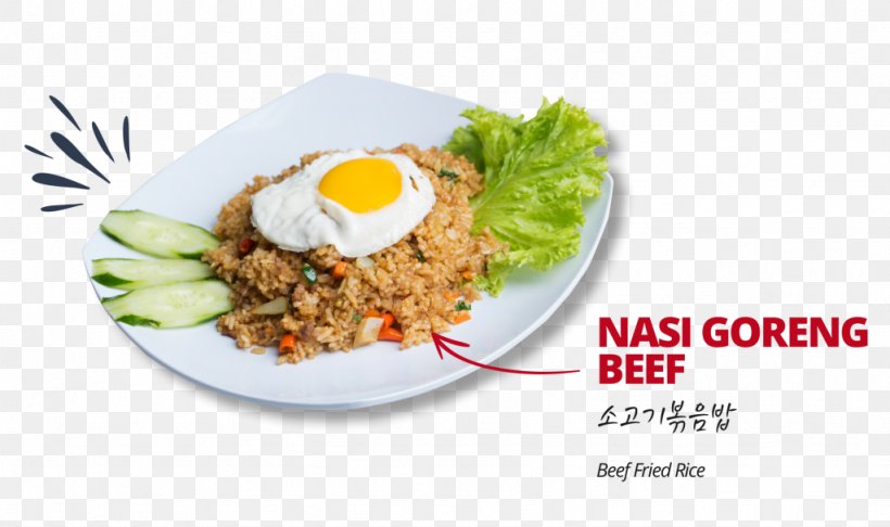 Nasi Goreng Thai Cuisine Bibimbap Kimchi Fried Rice Cooked Rice, PNG, 1024x608px, Nasi Goreng, Asian Food, Beef, Bibimbap, Chicken As Food Download Free