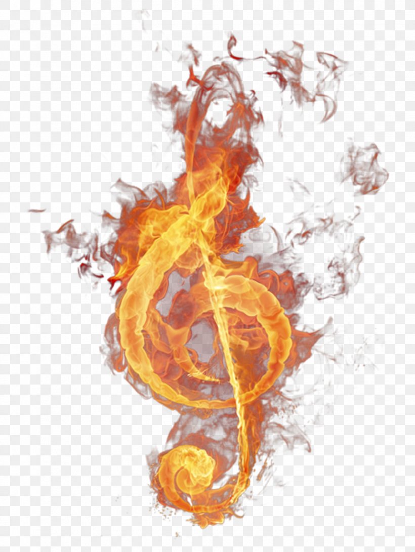 Fire Clef Treble, PNG, 1443x1920px, Watercolor, Cartoon, Flower, Frame, Heart Download Free