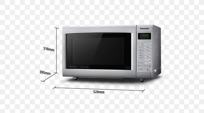 Microwave Ovens Panasonic NN-CT565MBPQ Panasonic Slimline Combi NN-CT585-PQ Panasonic E302B, PNG, 561x455px, Microwave Ovens, Cooking, Heater, Home Appliance, Kitchen Appliance Download Free