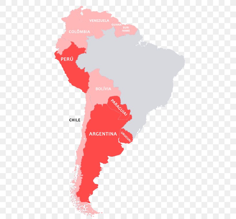 Argentina Brazil Uruguay Royalty-free, PNG, 509x759px, Argentina, Brazil, Map, Red, Royaltyfree Download Free
