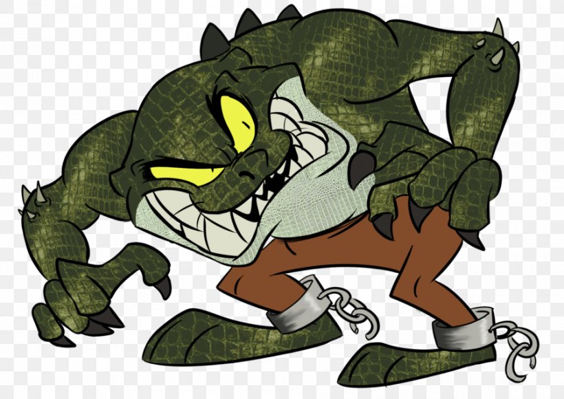Killer Croc Tasmanian Devil Batman Cartoon Looney Tunes, PNG, 900x637px, Killer Croc, Amphibian, Art, Batman, Cartoon Download Free