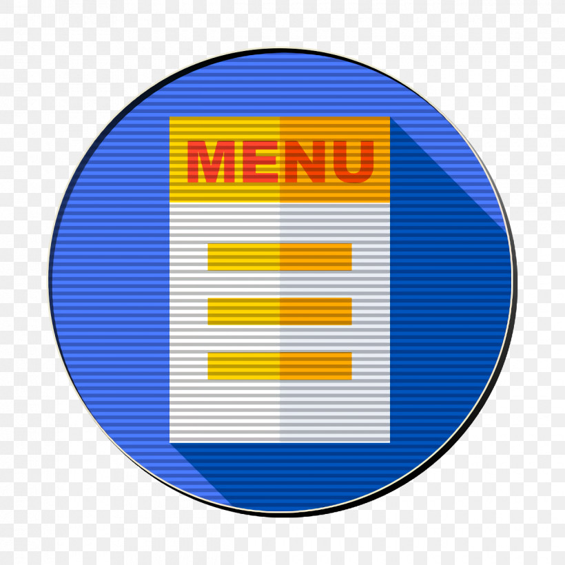 Menu Icon Take Away Icon, PNG, 1240x1240px, Menu Icon, Circle, Electric Blue, Emblem, Flag Download Free