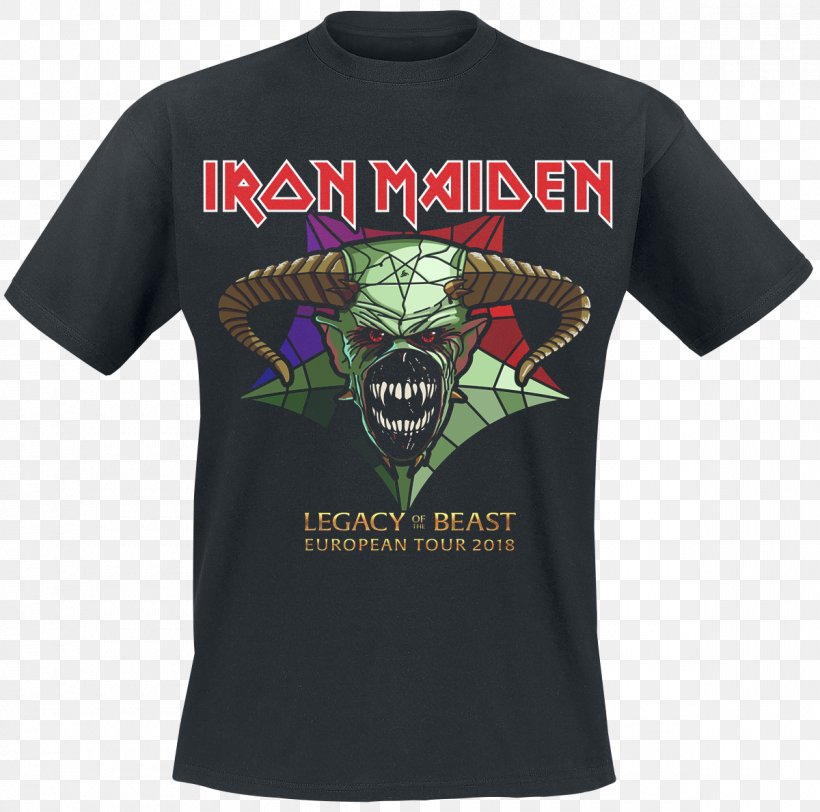 Legacy Of The Beast World Tour T-shirt Iron Maiden: Legacy Of The Beast, PNG, 1200x1189px, 2018, Legacy Of The Beast World Tour, Active Shirt, Brand, Clothing Download Free