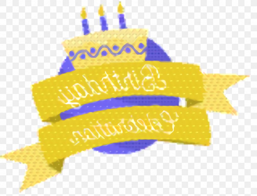 Cartoon Birthday Cake, PNG, 1388x1060px, Yellow, Birthday Candle, Logo Download Free