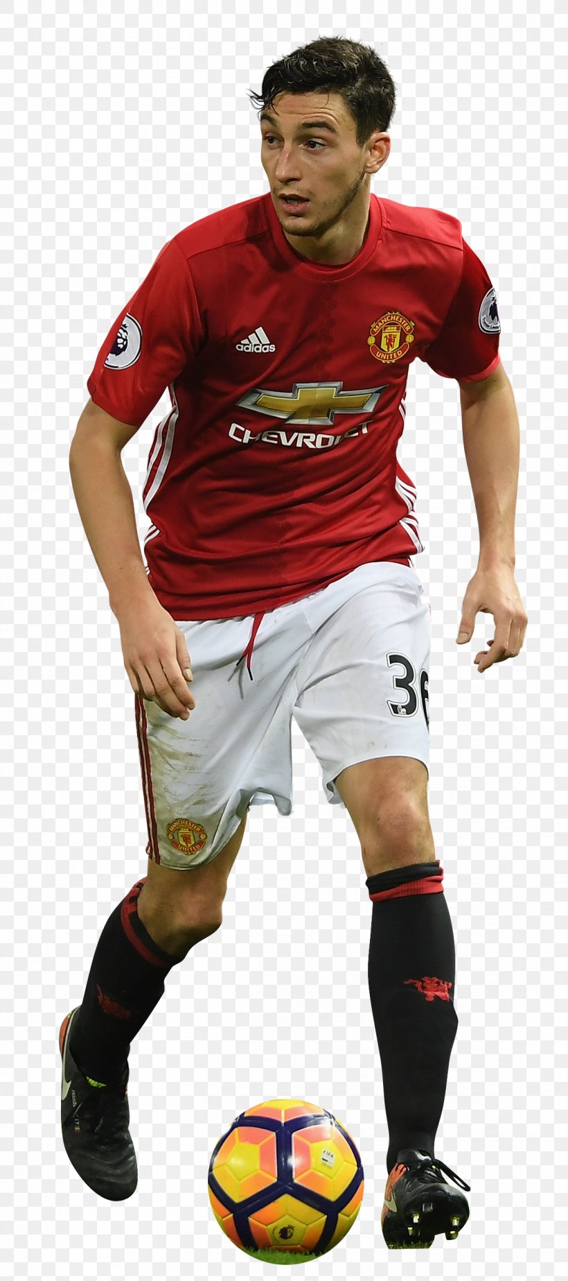 Jersey Matteo Darmian Team Sport Manchester United F.C. Football, PNG, 1164x2623px, Jersey, Ball, Clothing, Football, Football Player Download Free
