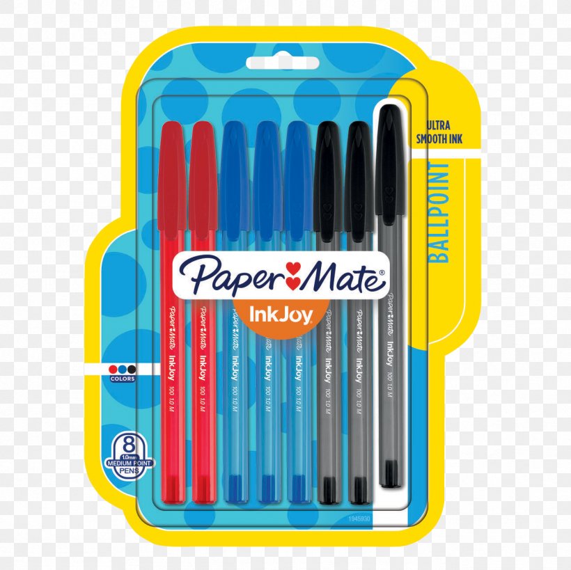 Ballpoint Pen Paper Mate InkJoy 300RT Ballpoint Pens, PNG, 1293x1292px, Ballpoint Pen, Drawing, Electric Blue, Fountain Pen, Gel Pen Download Free