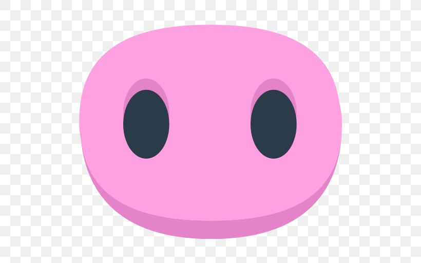 Domestic Pig Nose Emoji Symbol, PNG, 512x512px, Domestic Pig, Cartoon, Character, Cheek, Emoji Download Free