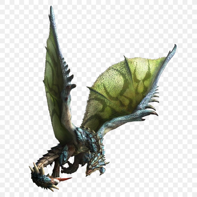 Monster Hunter G Monster Hunter Tri Monster Hunter: World Monster Hunter I Monster Hunter 3 Ultimate, PNG, 1000x1000px, Monster Hunter G, Dragon, Fictional Character, Leaf, Microsoft Azure Download Free