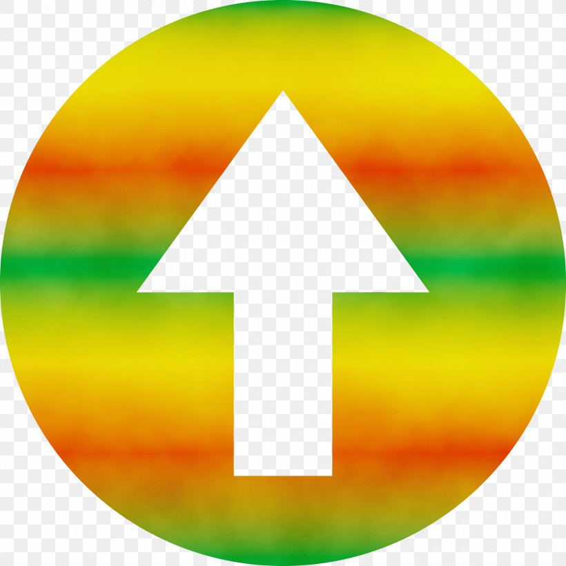 Yellow Circle Flag Symbol Logo, PNG, 3000x3000px, Up Arrow, Arrow, Circle, Flag, Logo Download Free