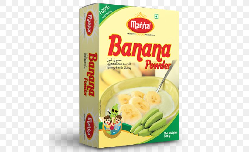 Baby Food Manna Food (Southern Health Foods Pvt Ltd) Breakfast Cereal, PNG, 500x500px, Baby Food, Banana, Banana Powder, Breakfast, Breakfast Cereal Download Free