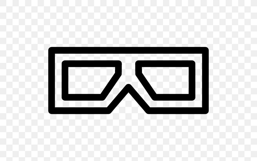 Glasses Polarized 3D System, PNG, 512x512px, 3d Film, Glasses, Area, Black, Black And White Download Free
