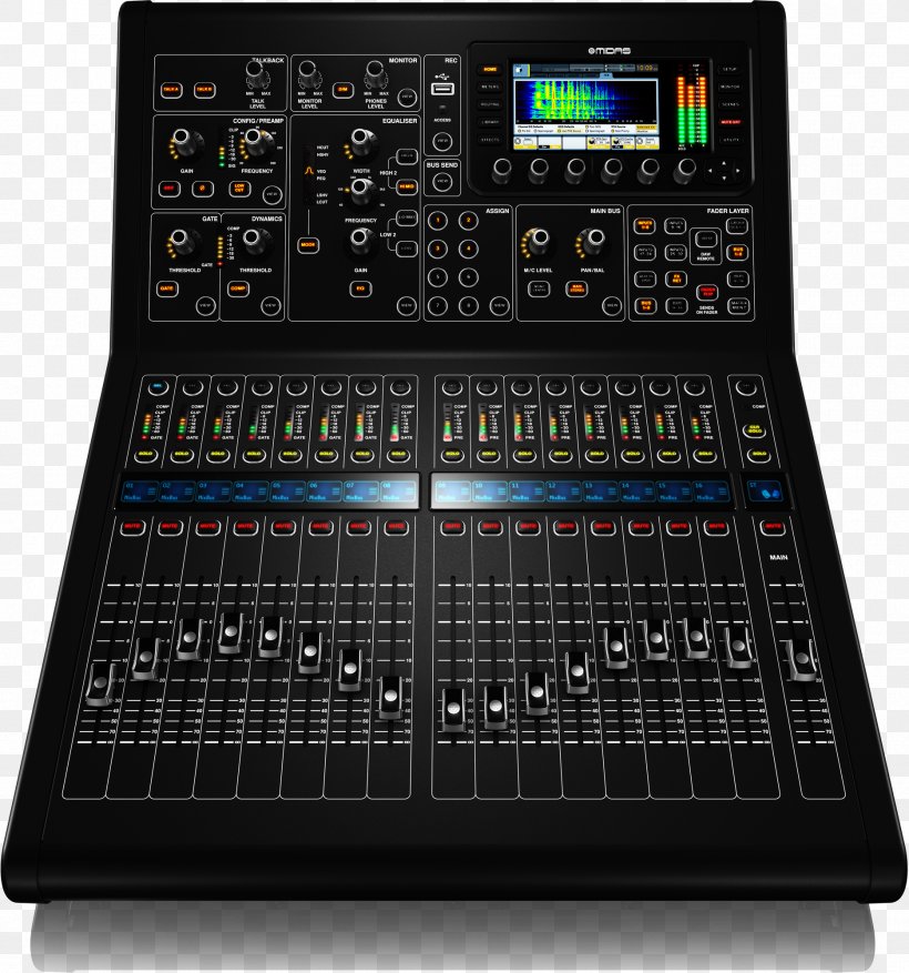Microphone Digital Mixing Console Audio Mixers Midas Consoles, PNG, 1869x2000px, Microphone, Audio, Audio Equipment, Audio Mixers, Audio Mixing Download Free