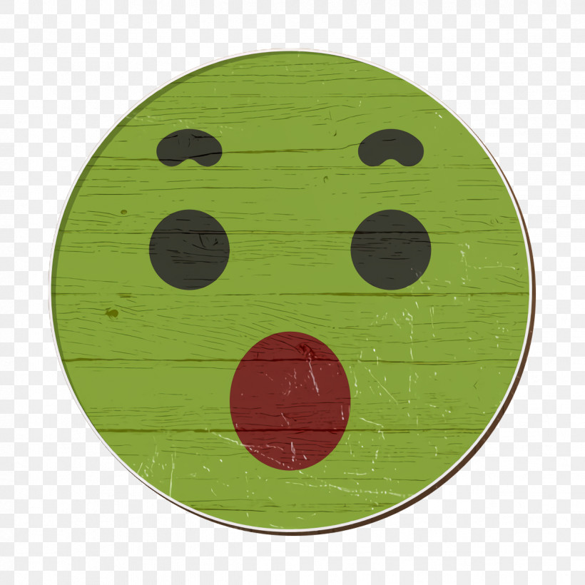 Amazed Icon Emoji Icon Smiley And People Icon, PNG, 1238x1238px, Amazed Icon, Analytic Trigonometry And Conic Sections, Circle, Emoji Icon, Green Download Free