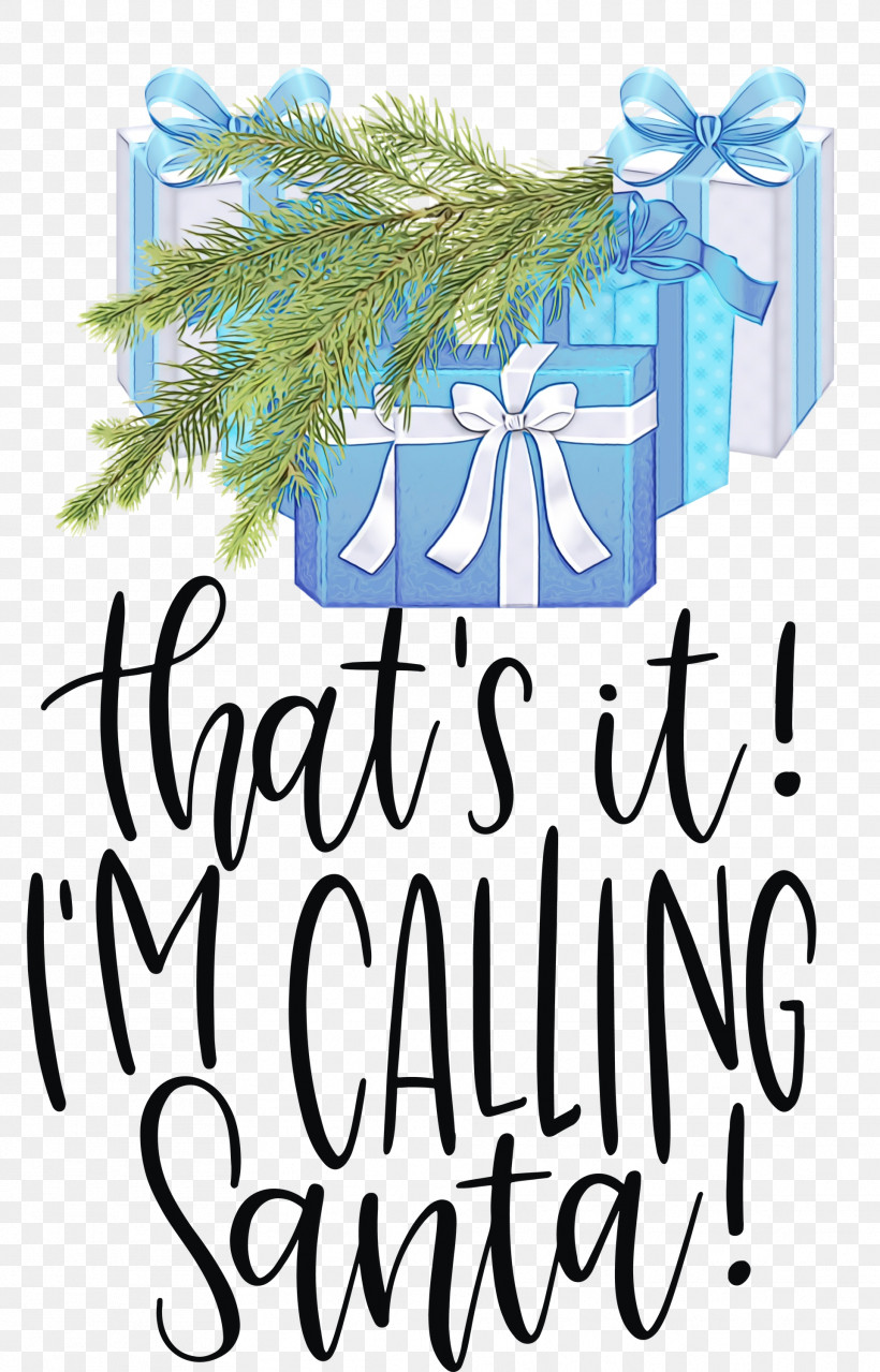 Christmas Day, PNG, 1922x3000px, Calling Santa, Black, Christmas, Christmas Day, Christmas Tree Download Free