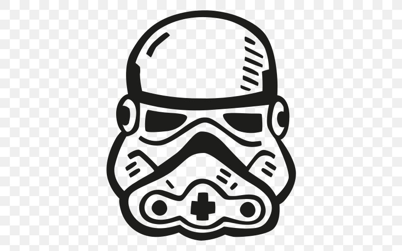 Stormtrooper Clip Art, PNG, 512x512px, Stormtrooper, Area, Black, Black And White, Bone Download Free