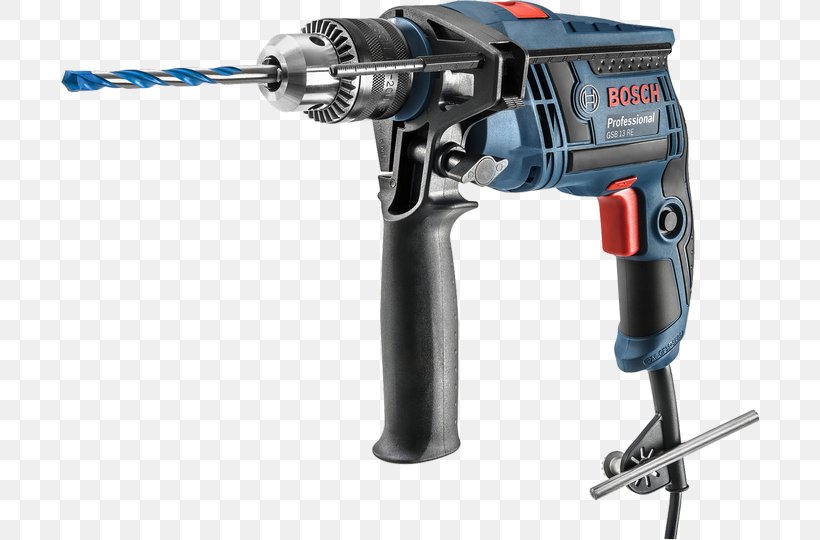 Hammer Drill GSB 13 RE Professional Hardware/Electronic Bosch GSB 13 RE 2800RPM Keyless 600W 1800g Power Drill Augers Mandrel, PNG, 700x540px, Augers, Bosch, Drill, Drill Bit, Efficiency Download Free