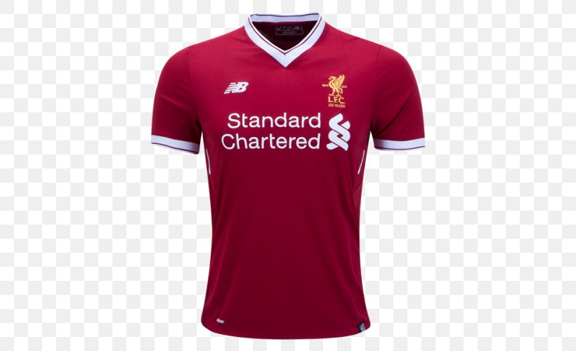 T-shirt Liverpool F.C. Jersey Kit, PNG, 500x500px, Tshirt, Active Shirt, Brand, Clothing, Collar Download Free