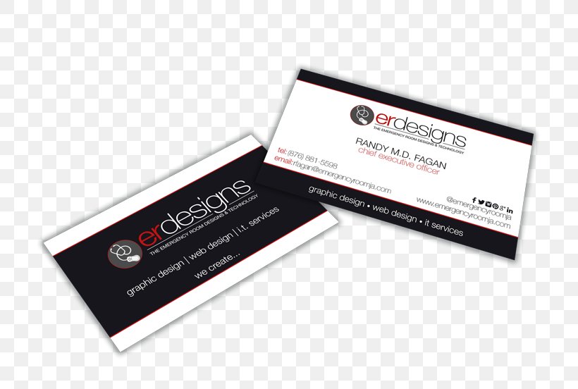 Business Card Design Graphic Design Business Cards ER Designs (The Emergency Room Designs & Technology), PNG, 720x552px, Business Card Design, Brand, Brochure, Business Cards, Information Download Free
