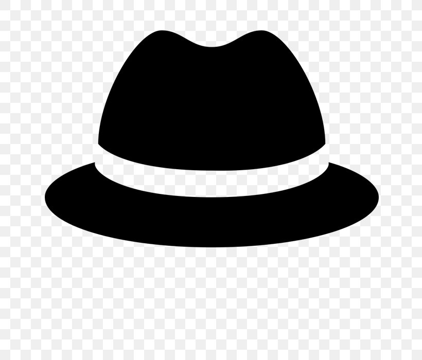Fedora Flat Design Hat Logo, PNG, 700x700px, Fedora, Belt, Black And White, Bonnet, Clothing Accessories Download Free