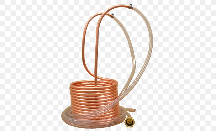 High-gravity Beer Wort Copper Chiller, PNG, 500x500px, Beer, Chiller, Color, Copper, Copper Tubing Download Free