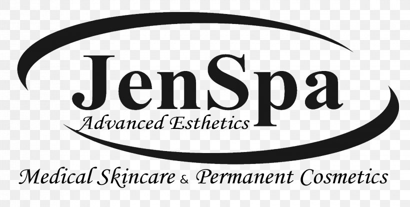 JenSpa Advanced Esthetics Logo Jimaines Microblading Zazzle, PNG, 3300x1668px, Logo, Area, Black And White, Brand, Calligraphy Download Free