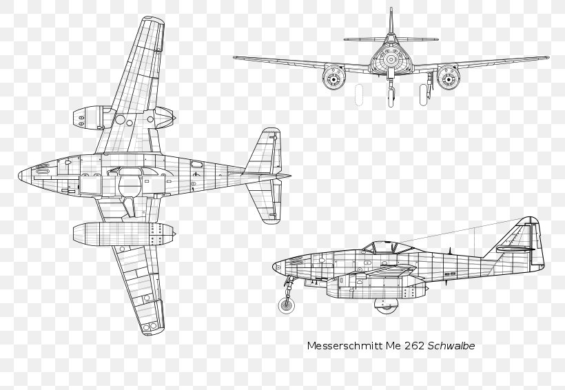 Messerschmitt Me 262 The Messerschmitt Me-262 Fighter Aircraft Airplane, PNG, 800x566px, Messerschmitt Me 262, Aerospace Engineering, Aircraft, Aircraft Engine, Airplane Download Free