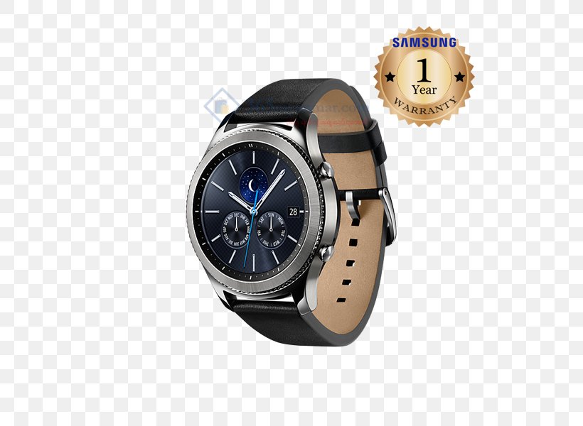 Samsung Gear S3 Classic Samsung Galaxy Gear Smartwatch Bluetooth, PNG, 600x600px, Samsung Gear S3, Bluetooth, Brand, Hardware, Metal Download Free