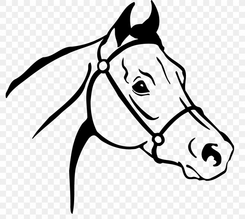 Arabian Horse Thoroughbred Drawing Clip Art, PNG, 1197x1074px, Arabian Horse, Artwork, Black, Black And White, Bridle Download Free