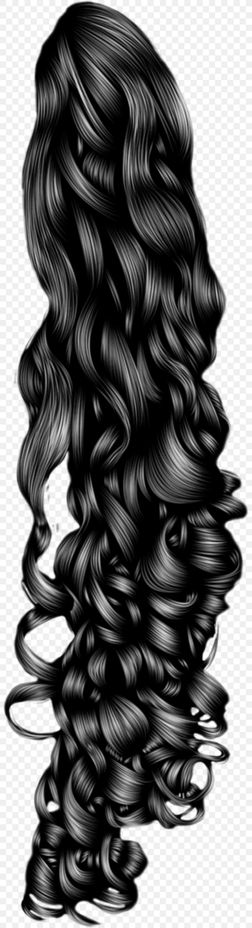 Black Hair Wig Hairstyle, PNG, 800x3017px, Black Hair, Black And White, Brown Hair, Capelli, Color Download Free