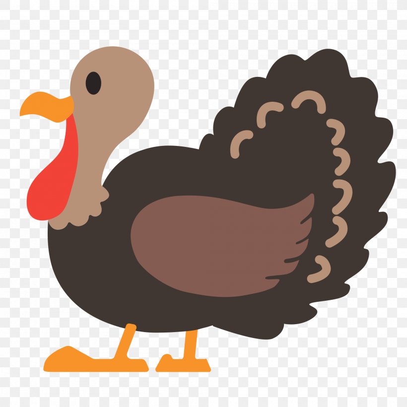 Emoji Turkey Meat Thepix Thanksgiving, PNG, 2000x2000px, Emoji, Android Marshmallow, Art Emoji, Beak, Bird Download Free